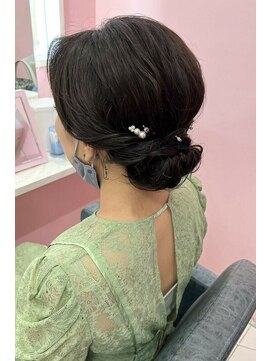 シーズン 大阪(SEASON) 【ヘアセット】シニヨン×アップヘア