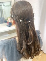 ジェネータ 新横浜店(GENETA)&nbsp;編み込みハーフアップ【新横浜/ヘアセット】