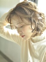 ラサロン(La SALON) 大人可愛い20代30代40代小顔丸みウェーブボブ