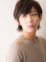 トニーアンドガイメン ホテル京阪仙台店(TONI&GUY MEN)&nbsp;マットブラウンのアンニュイウルフの無造作こなれヘアf仙台