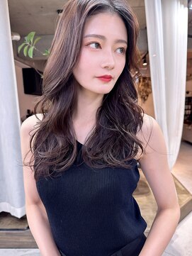 インビテーション(invitation) 大人かわいいくびれヘア韓国ヘア顔周りカットおくれ毛