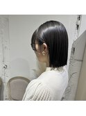 切りっぱなしボブ.