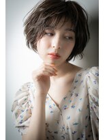 カバーヘア ブリス 大宮西口(COVER HAIR bliss)&nbsp;似合わせカットアッシュブラックマッシュパーマ203s大宮30代40代