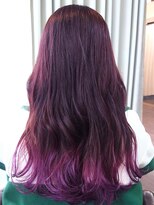 ヘアーサロン ノルテ(Hair Salon NORTE) ピンク×バイオレット濃いめグラデーションカラー