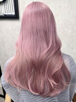 ロウル 渋谷(LOWRL)&nbsp;ホワイトピンクラベンダー/ケアブリーチカラー