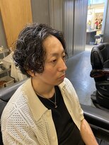 ヤード(YARD)&nbsp;波巻きスパイラルMIXパーマ×ツーブロック