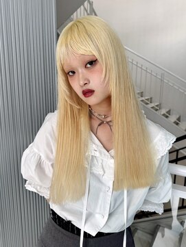 カシェ ホリエ(CACHE HORIE) 抜きっぱなしブリーチカラー / 顔周りレイヤー