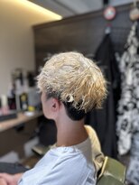 エクファフォーメン(EX-FA FOR MEN)&nbsp;カルマパーマ/ベリーショート/ダークアッシュ/ニュアンスパーマ