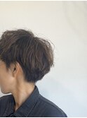 マッシュショートパーマ