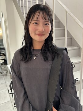 メルト 西梅田店(melt) #くせ毛風パーマ　#ロングパーマ