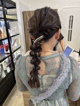 ディーボーイ 健軍店(D-BOY) ヘアアレンジ/あみおろしアレンジ/パーティーヘア