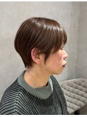 #くびれショート#ナチュラルブラウン/森岡俊亮