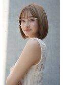 #小顔#外ハネボブ#ミディアム#美髪#イメチェン
