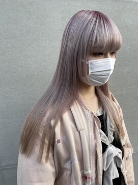ヘアー アレス(hair ales) ●ペールピンク ピンクベージュ ラベンダー シャドールーツ