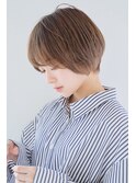 似合わせシースルバング☆ショートhair☆マロンベージュ