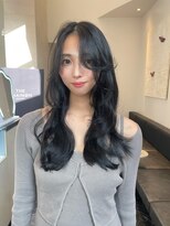 ザシェノンアオヤマ(THE CHAINON AOYAMA)&nbsp;無重力パーマ￥髪質改善/ブルーブラック