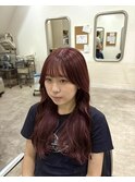 透明感・艶感チェリーピンクカラー