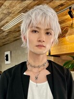 ネハス 名古屋栄店(nehus.)&nbsp;MEN’S HAIR/サーフカール/刈り上げセンターパート/ブリーチ