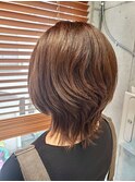 【伸ばし途中にもオススメ♪】くせを活かしたくびれヘアスタイル