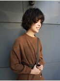 マッシュショートパーマ/黒髪ボブ/20代30代40代/武蔵小山/小顔