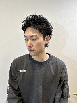 ノブレス ノアール(NOBLESSE NOIR) スパイキーショート×パーマ