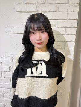 レーヴバイキートス(REVE by kiitos) 地下風ダークカラーとくびれ巻きで大人ヘア