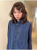 【NIKO】ミディアムレイヤー.福岡グレージュ.ダブルカラー