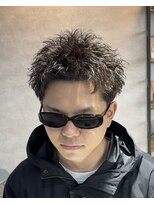 ブラック 渋谷(BLUCK)&nbsp;ピンパーマスパイキーショート