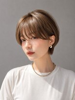 アースコアフュールボーテ 高岡店(EARTH coiffure beaute)&nbsp;ナチュラルベージュ_ヨシンモリ_顔周りレイヤー_レイヤーカット