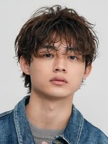 フィフス 大分(fifth)&nbsp;大分シャドウパーマメンズカットラウンドマッシュツーブロック