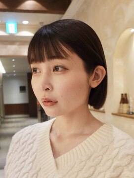 オアシスアヴェダ ザ・ペニンシュラ東京(OASIS AVEDA) ミニボブ・大人ボブ・暗髪・銀座日比谷有楽町20代30代40代