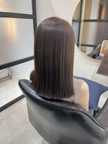 ケー 北千住(K.)&nbsp;切りっぱなし×透明感モカグレージュカラー《北千住髪質改善》
