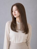 トリニティ(trinity) 髪質改善 ヘッドスパ ツヤ髪 レイヤーカット グレージュ 豊見城