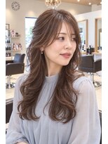 ネイヴスヘアー 香椎照葉店(Neivs Hair)&nbsp;軽やかレイヤーのツヤ感ウェーブロング