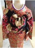 練習の帯結び 1