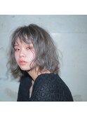 外国人風グレージュ☆ボブウェーブ