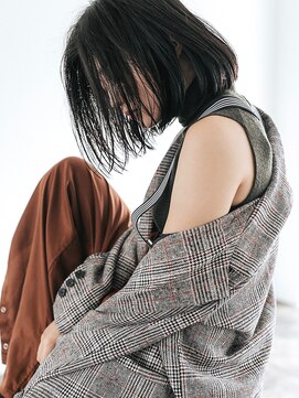 フィルムス 田町芝浦(FILMS) 黒髪/クラゲヘアー/オリーブグレー/小顔/ココアベージュ/田町