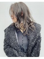 ノア ヘアデザイン 町田店(noa Hair Design)&nbsp;フォギーグレージュ×ロングレイヤー