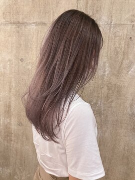 ヘアカロン(Hair CALON) レイヤーカットダブルカラーインナーカラーハイライトベージュ