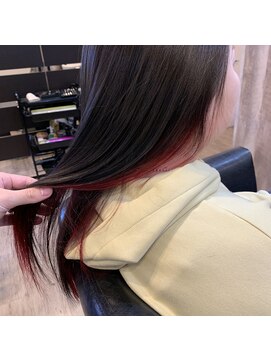 アトム(ATOM) ☆人気継続中☆インナーカラー×レッド