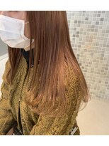 サロンド ハル 国分寺店(salon de HALU)&nbsp;小顔ストカールロングベージュカラー[国分寺/国分寺駅/国分寺