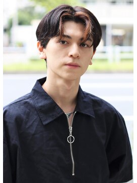 ノイセル(Noisyle) 韓国きれい目センターパートフェイスフレーミング