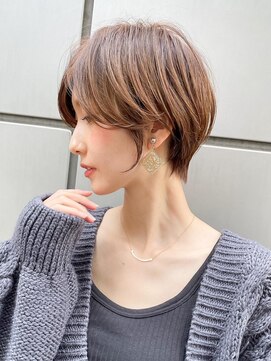 ロンドホットリップ 立川(Lond hot lip) 大人ガーリー×前髪ありショートブリーチなしチョコレート[立川]