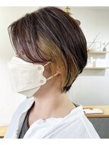 リベルテ 岡崎店(Liberte)&nbsp;インナーカラー♪イエロー