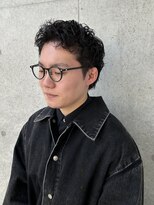 ショートピンパーマ