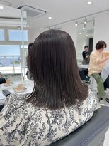 ノーム(NORME)&nbsp;【ツナ】ブリーチなし透明感カラー アッシュグレーカラー