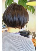 丸みショートボブ