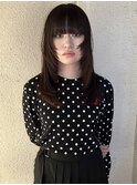 10代20代韓国ブリーチハイトーンデザインカラーレイヤーカット