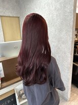 ミニム ヘアー(minim hair)&nbsp;【minim×miku】ダブルカラーのチェリーレッド