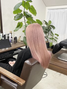 ホンネ(honne.) ペールピンク×ロング